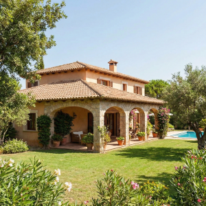 Residencia Familiar Estilo Mediterráneo